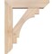Ekena Millwork Merced Slat Smooth Bracket w/ Offset Brace, Douglas Fir, 5 1/2"W x 20"D x 24"H BKT0604X20X24MRC06SDF - alternate 3